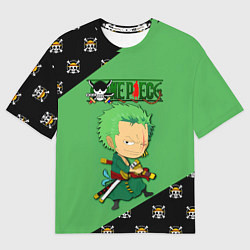 Футболка оверсайз мужская Ророноа Зоро One Piece Большой куш, цвет: 3D-принт