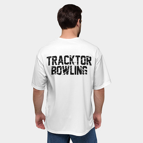Мужская футболка оверсайз Tracktor Bowling / 3D-принт – фото 4