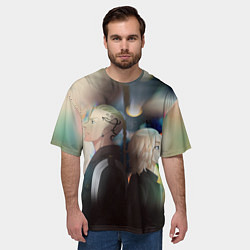 Футболка оверсайз мужская Tokyo Revengers Токийские Мстители Z, цвет: 3D-принт — фото 2