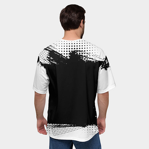 Мужская футболка оверсайз Весёлый Роджер пиратов Соломенной Шляпы / 3D-принт – фото 4