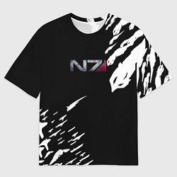 Футболка оверсайз мужская MASS EFFECT ПОСЛЕДНИЙ БОЙ, цвет: 3D-принт