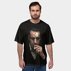 Футболка оверсайз мужская Линдерманн, цвет: 3D-принт — фото 2