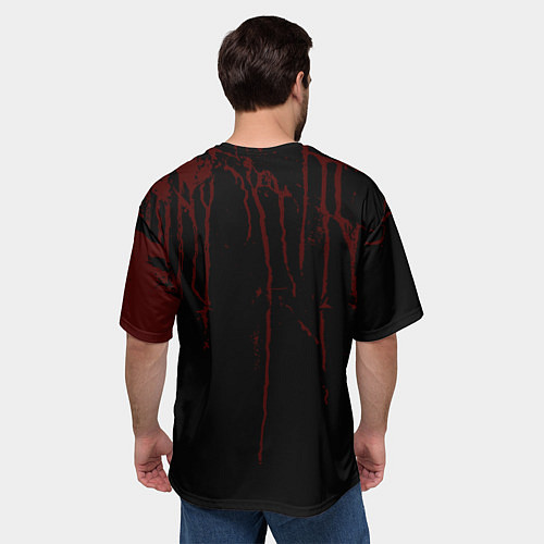 Мужская футболка оверсайз Зоро окровавленный One Piece / 3D-принт – фото 4