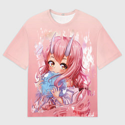 Мужская футболка оверсайз Мое перерождение в слизь