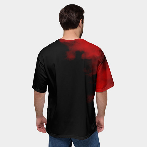 Мужская футболка оверсайз Юрка ХОЙ - Сектор Газа / 3D-принт – фото 4