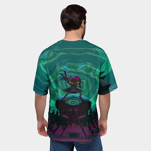 Мужская футболка оверсайз PsychoNauts 2 Рас / 3D-принт – фото 4