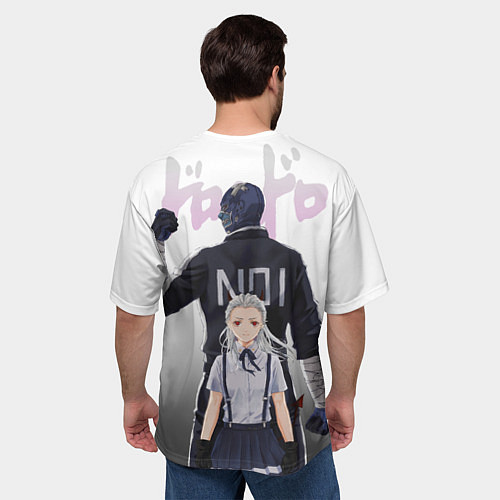 Мужская футболка оверсайз Noi / 3D-принт – фото 4