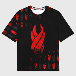 Футболка оверсайз мужская DEAD SPACE ОБЕЛИСК, цвет: 3D-принт