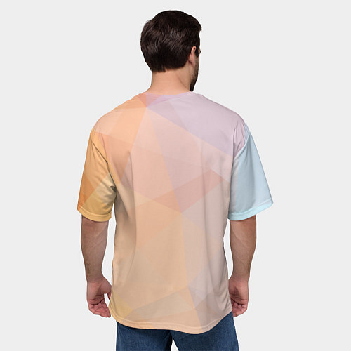 Мужская футболка оверсайз Милая блондинка 18 / 3D-принт – фото 4