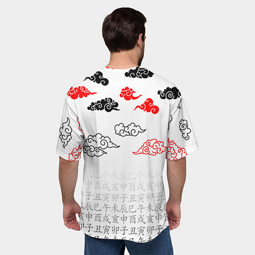 Мужская футболка оверсайз ДОРОРО DORORO ХЯККИМАРУ / 3D-принт – фото 4