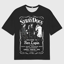 Футболка оверсайз мужская Бродячие псы Дазай ОСаму, цвет: 3D-принт