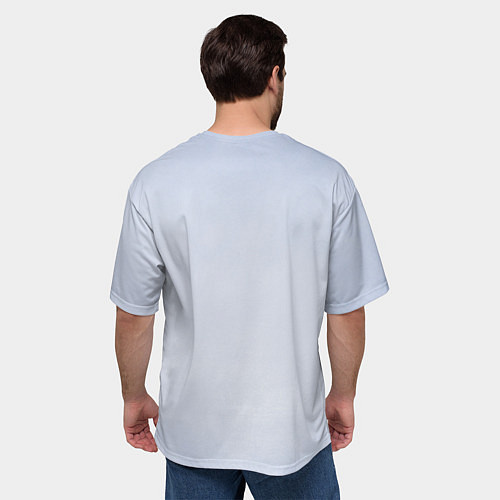 Мужская футболка оверсайз Сиреноголовый Скелет Хоррор / 3D-принт – фото 4