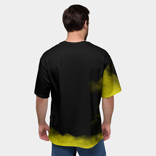 Мужская футболка оверсайз КНЯZZ Гимн Шута / 3D-принт – фото 4