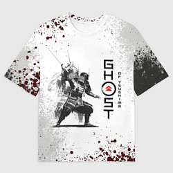 Футболка оверсайз мужская Ghost of Tsushim Призрак Цусима Z, цвет: 3D-принт