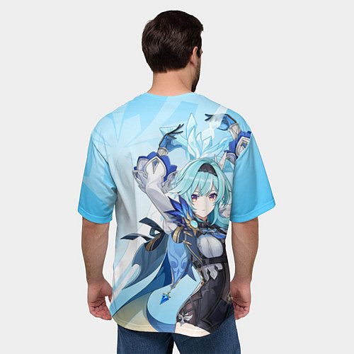 Мужская футболка оверсайз Genshin Impact, Эола / 3D-принт – фото 4