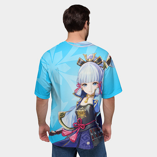 Мужская футболка оверсайз Genshin Impact, Аяка / 3D-принт – фото 4