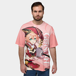 Футболка оверсайз мужская Genshin Impact, Янь Фэй, цвет: 3D-принт — фото 2