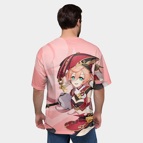 Мужская футболка оверсайз Genshin Impact, Янь Фэй / 3D-принт – фото 4