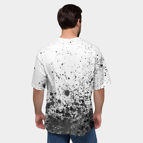 Мужская футболка оверсайз Starfield - Powder / 3D-принт – фото 4