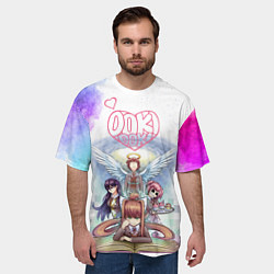Футболка оверсайз мужская Doki Doki Доки Доки Z, цвет: 3D-принт — фото 2