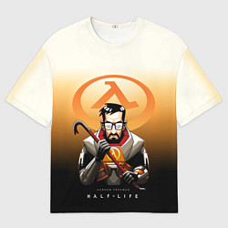 Футболка оверсайз мужская FREEMAN HALF-LIFE Z, цвет: 3D-принт