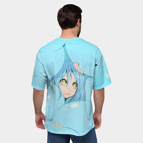 Мужская футболка оверсайз О моём перерождении в слизь / 3D-принт – фото 4