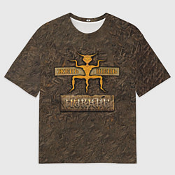 Футболка оверсайз мужская ЖЕНЬ - ШЕНЬ ПИКНИК, цвет: 3D-принт