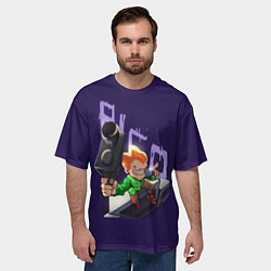Футболка оверсайз мужская Friday Night Funkin PICO, цвет: 3D-принт — фото 2