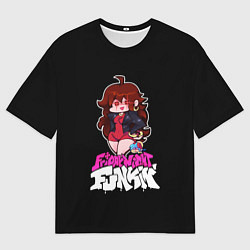 Футболка оверсайз мужская ГЕРЛФРЕНД FNF, цвет: 3D-принт