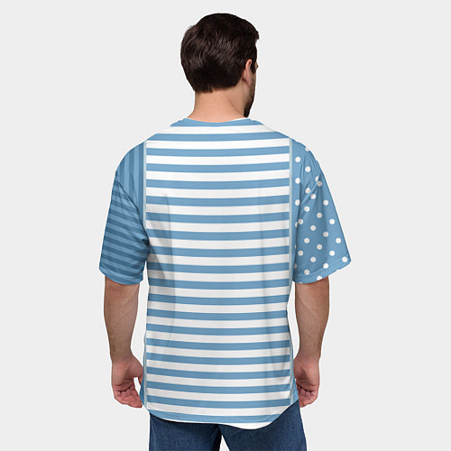 Мужская футболка оверсайз Веселая Мышь / 3D-принт – фото 4