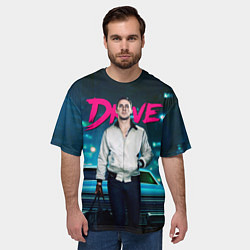 Футболка оверсайз мужская Райан Гослинг Драйв, цвет: 3D-принт — фото 2