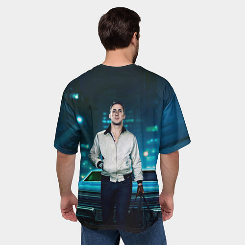 Мужская футболка оверсайз Райан Гослинг Драйв / 3D-принт – фото 4