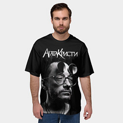 Футболка оверсайз мужская Агата Кристи Глеб Самойлов, цвет: 3D-принт — фото 2