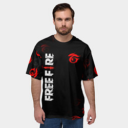 Футболка оверсайз мужская GARENA FREE FIRE, цвет: 3D-принт — фото 2