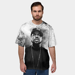 Футболка оверсайз мужская Ice Cube Айс Куб Z, цвет: 3D-принт — фото 2