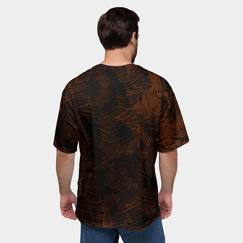 Мужская футболка оверсайз Хината Волейбол / 3D-принт – фото 4