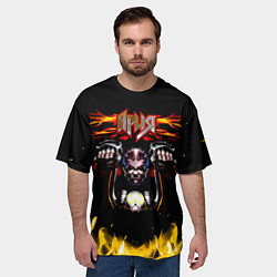 Футболка оверсайз мужская Ария - Герой асфальта, цвет: 3D-принт — фото 2