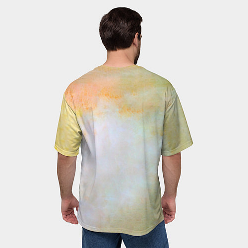 Мужская футболка оверсайз Пикник - Египтянин / 3D-принт – фото 4