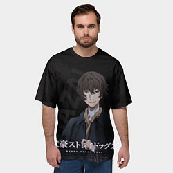 Футболка оверсайз мужская Дазай Осаму, цвет: 3D-принт — фото 2