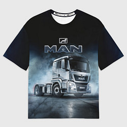 Футболка оверсайз мужская Man фура, цвет: 3D-принт