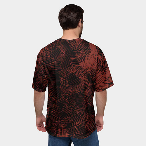 Мужская футболка оверсайз Йоко Литтнер Гуррен Лаганн / 3D-принт – фото 4