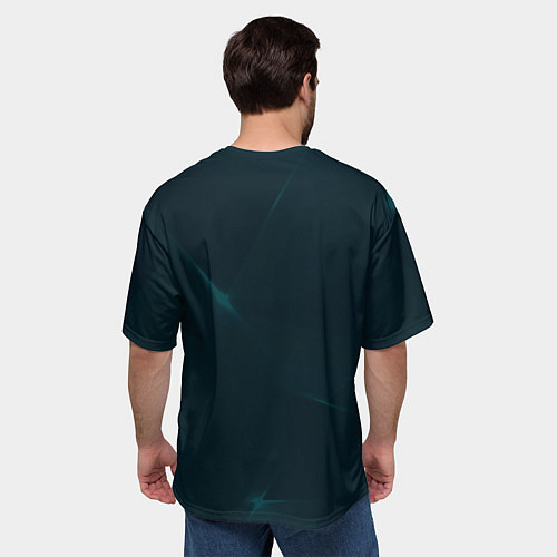 Мужская футболка оверсайз Хаясэ Нагаторо / 3D-принт – фото 4