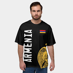 Футболка оверсайз мужская ARMENIA, цвет: 3D-принт — фото 2