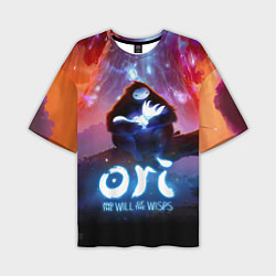 Футболка оверсайз мужская Ori and the Will of the Wisps, цвет: 3D-принт