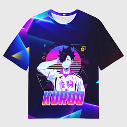 Мужская футболка оверсайз КУРОО ТЕЦУРО TETSURO NEON