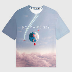 Футболка оверсайз мужская No mans sky, цвет: 3D-принт