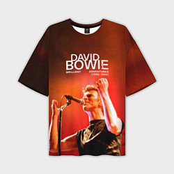 Футболка оверсайз мужская Brilliant Live Adventures - David Bowie, цвет: 3D-принт