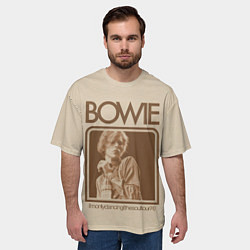 Футболка оверсайз мужская Im Only Dancing - David Bowie, цвет: 3D-принт — фото 2