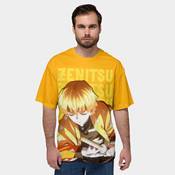 Футболка оверсайз мужская Зеницу Агацума, цвет: 3D-принт — фото 2