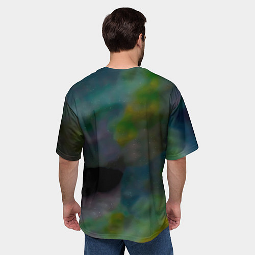 Мужская футболка оверсайз Точно ртуть алоэ - Мумий Тролль / 3D-принт – фото 4
